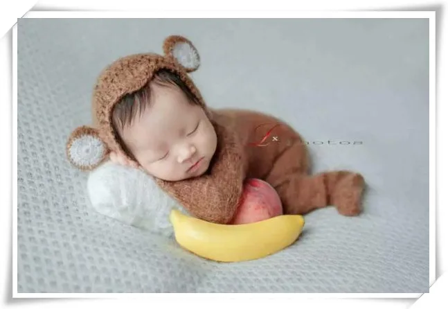 Трикотажный комбинезон для новорожденных детские брюки ручной работы мохеровый