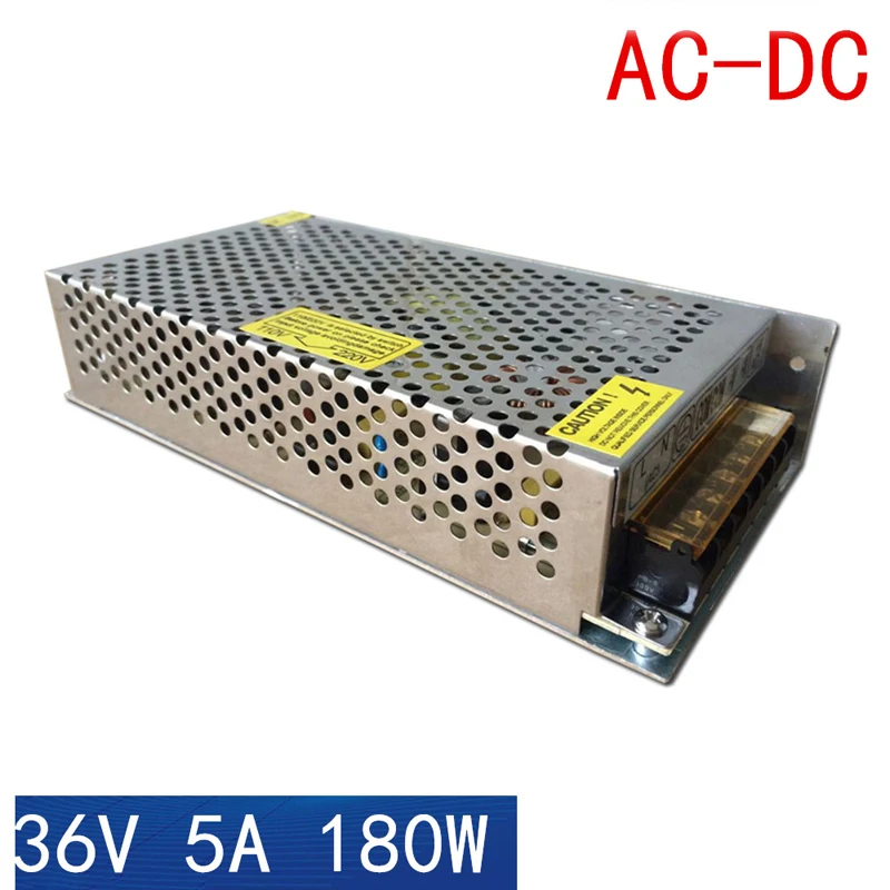 Промышленный мотор питания 36В 5А 180 Вт AC DC импульсный источник Вход 110В 220В|switch