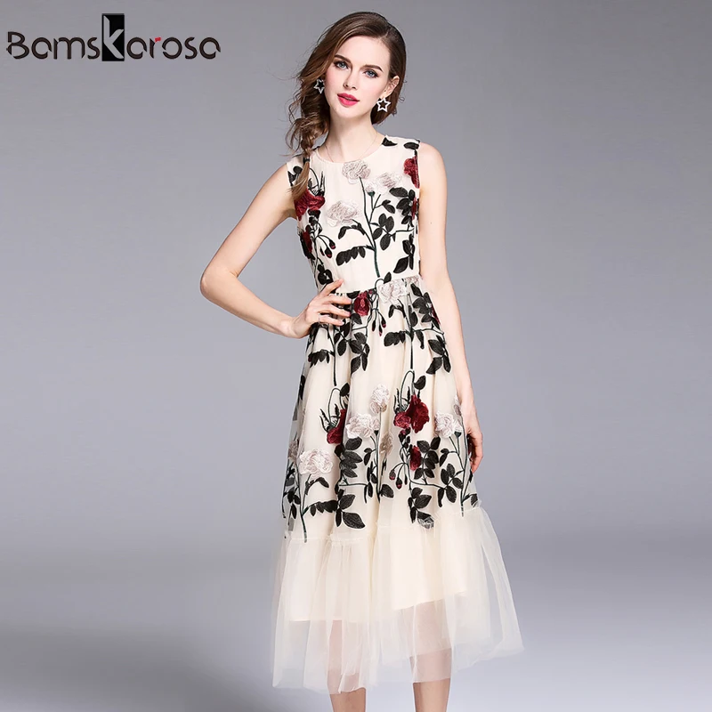 Богемное платье robe ete 2019 женская обувь с вышивкой в винтажном стиле без рукавов