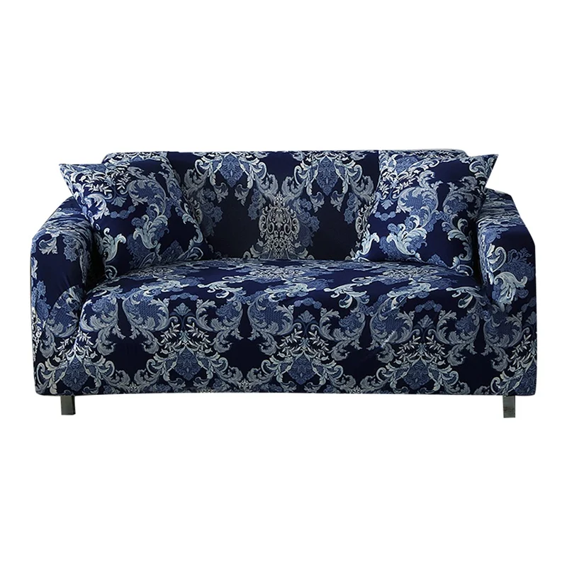 Dark Blue Секционные чехлы для диванов для гостиной, эластичные чехлы для диванов, чехлы для диванов в форме L, чехлы для диванов, чехлы для диванов из спандекса, чехлы для диванов - Цвет: Dark Blue