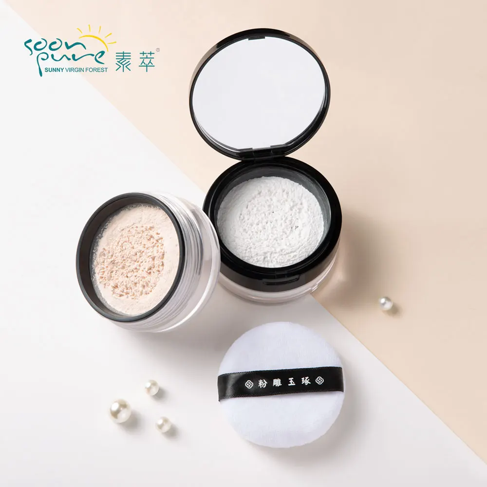 Крем для макияжа soonpure перламутровый питательный рассыпчатая пудра контроль масла макияж пудра водостойкий консилер для лица Уход за кожей финишная установка рассыпчатая пудра