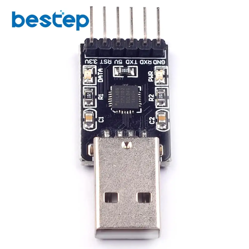 CP2102 USB 2 0 в TTL UART модуль 6-контактный последовательный преобразователь STC заменить