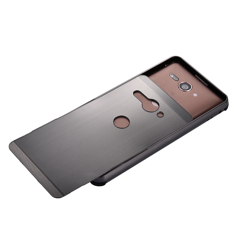 Для Sony Xperia XZ2 Compact H8324 металлический алюминиевый бампер для Song XZ2C Матовый PC задняя