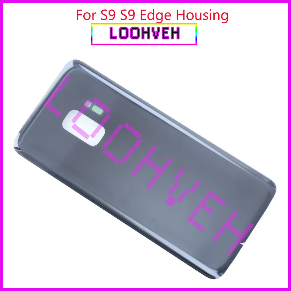 Новое стекло задняя крышка батареи Чехол для Samsung Galaxy S9 G960 G960F/S9 + Plus G965 G965F Задняя