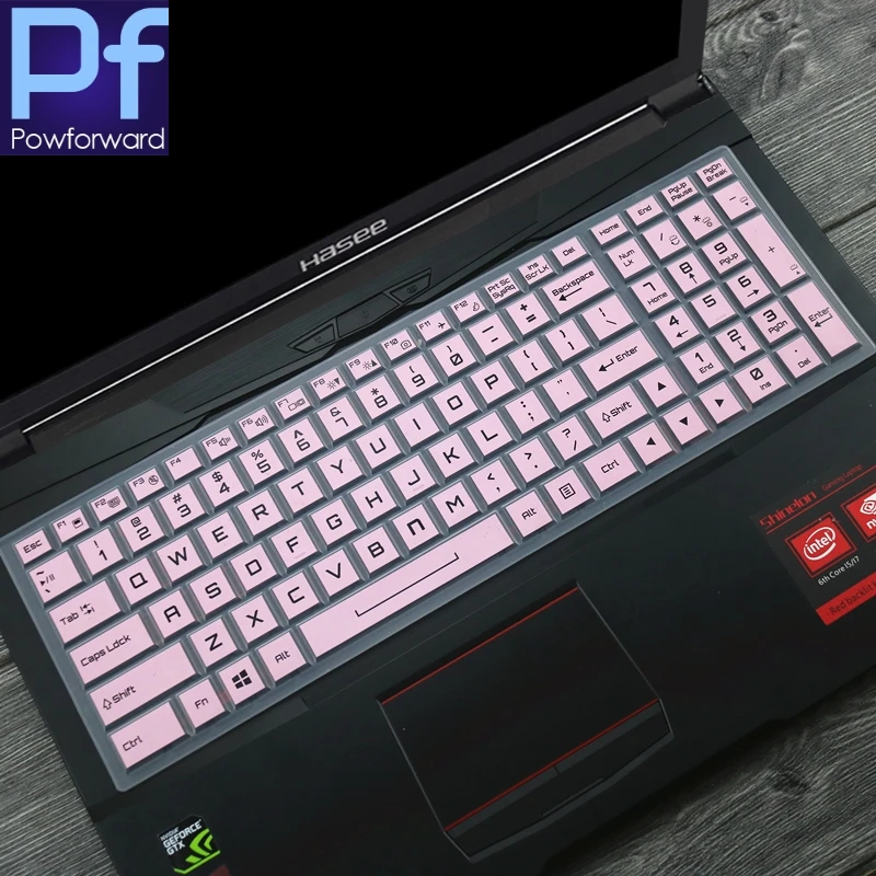 Для HASEE GX10-CR7 PRO GX10-CR9 плюс GX8-CR6S1 ZX8-CR6S1 15,6 17,3 дюймов чехол для клавиатуры ноутбука Защитная крышка