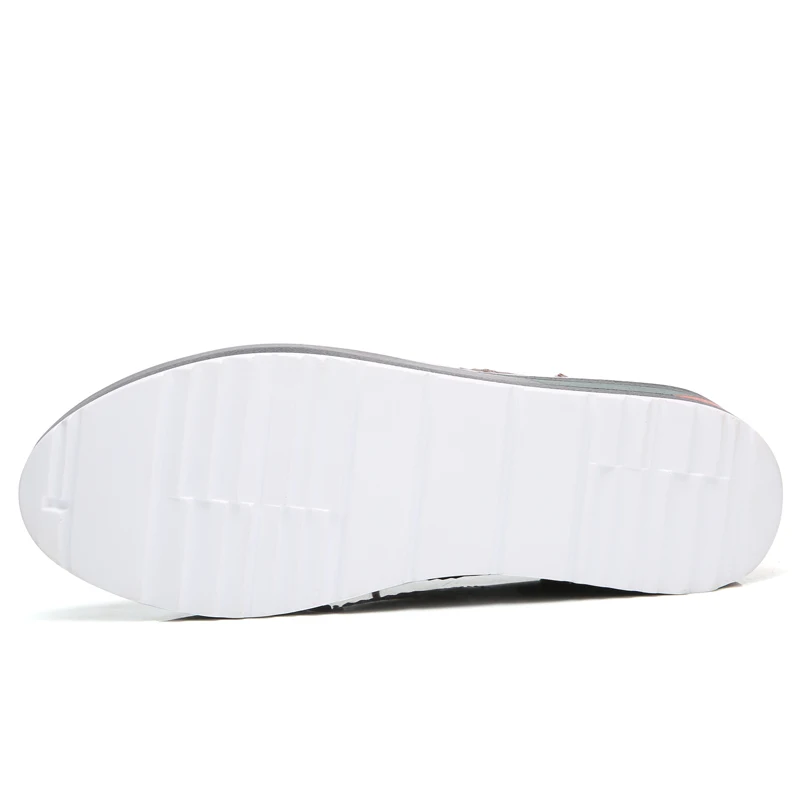 Walgory Для женщин женская обувь на платформе Броги кожаные Туфли без каблуков