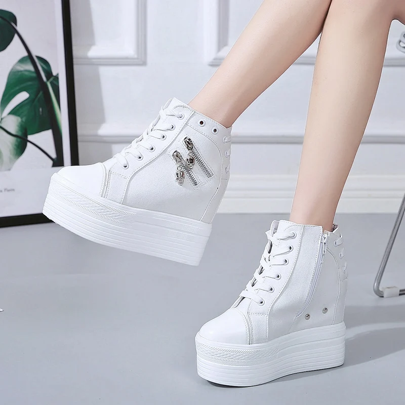 Новинка весна осень 2021 женские туфли на очень высоком каблуке холщовые толстой