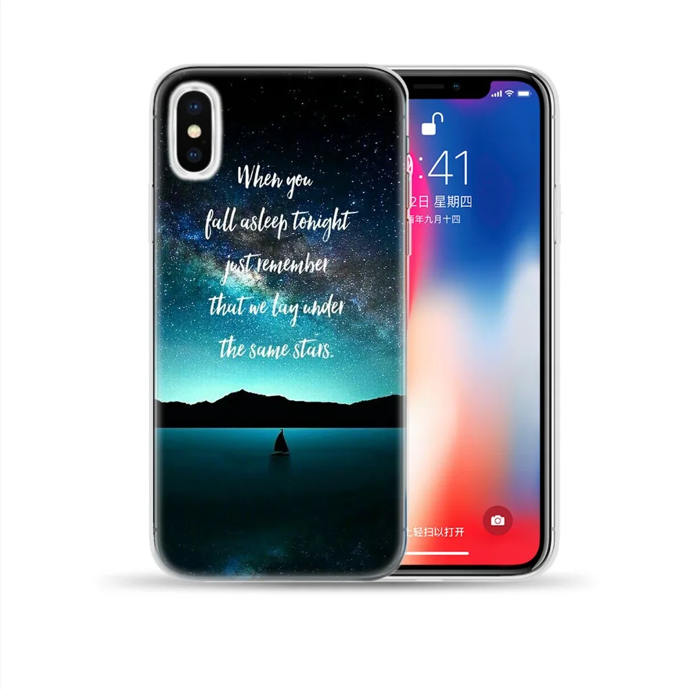 Мягкий чехол из ТПУ с цитатами цветочным рисунком единорогом для iPhone 5 5S SE 6 6S 7 8 Plus