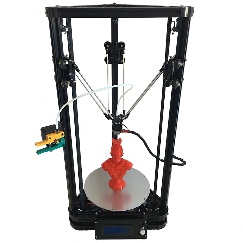 Высокая точность HE3D reprap K200 Дельта DIY 3D принтер комплект автоматическое выравнивание металлический междугородной экструдер