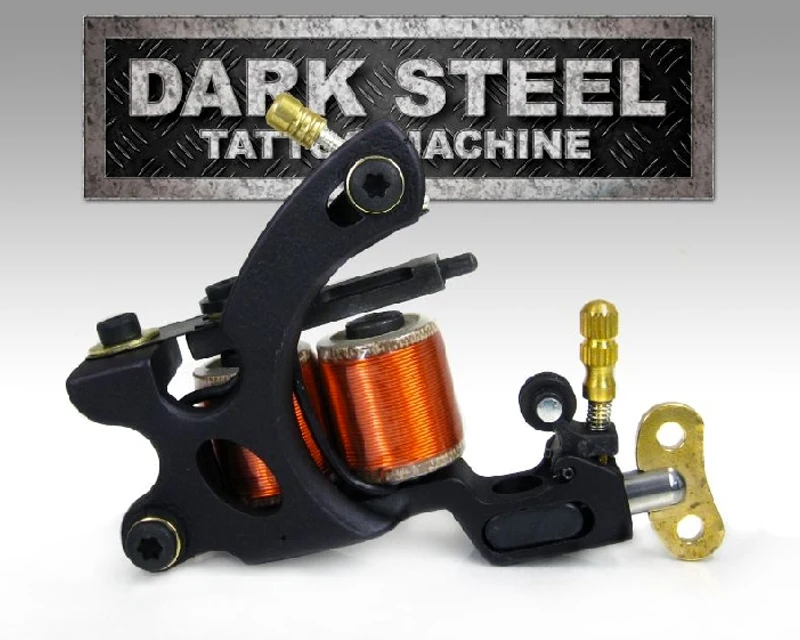 

Dark steel coil tattoo machine C-SOFTSHADER