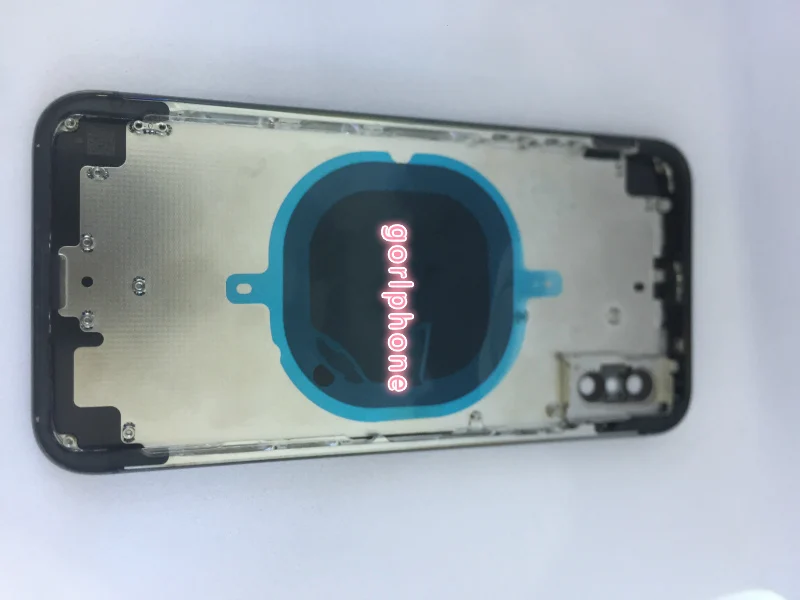 Чехол на заднюю панель для iPhone X,, высокое качество, задняя крышка для батареи, чехол на заднюю дверь, средняя рамка, шасси, без гибкого кабеля