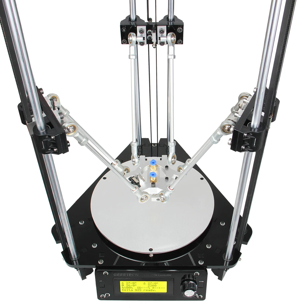 Geeetech автоматическое выравнивание 3D принтер двойной экструдер Delta Rostock Mini G2s новый