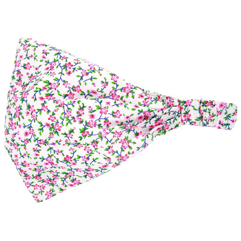 Floral scarf hair band Baby Elastic Cloth Headband lovely Turban accessories headbands for children baby girls | Детская одежда и