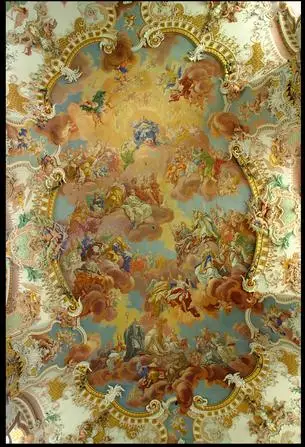 3d фото обои потолочные фрески на потолке в европейском стиле обои|fresco style|ceiling