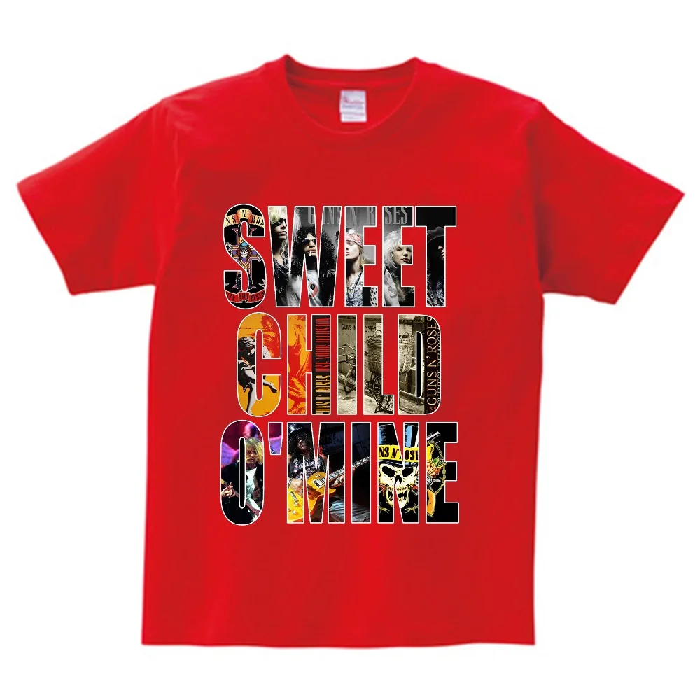 

3T~9T kids/Boy Famous rock band Guns N Roses Guns Print T shirts Children Music Tops Tee baby Girl shirt summer cotton T-shirt