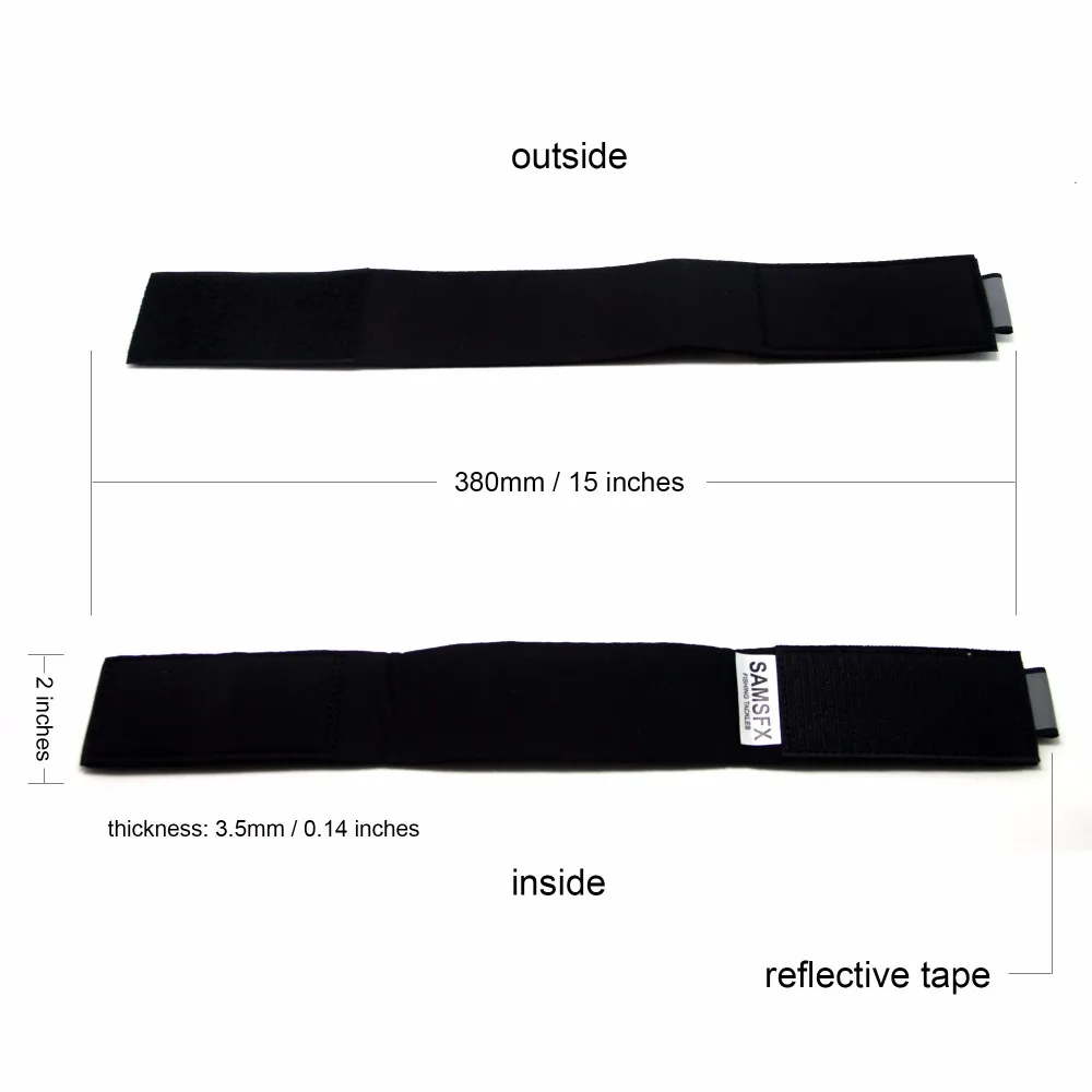 SAMSFX Светоотражающие неопреновые Подвязки для лодыжки подвязки рыбацких ботинок