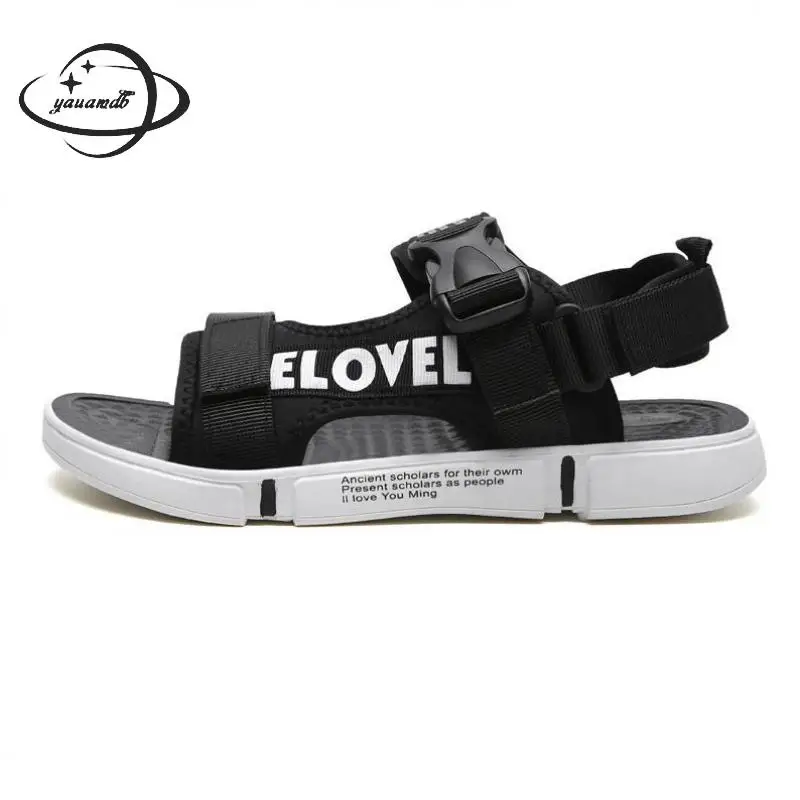 Мужские сандалии летние мужские классические туфли на плоской подошве с пряжкой