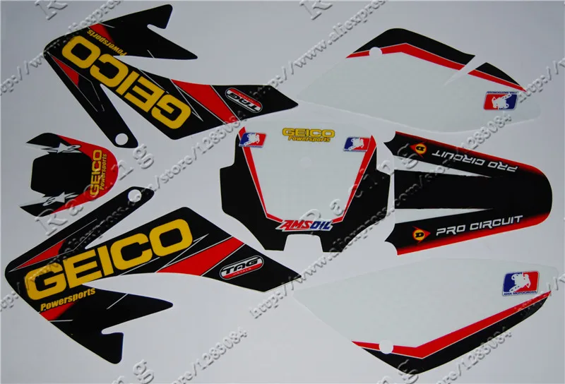 Графический набор CRF 70 GEICO Набор декоративных наклеек CRF70 для езды на