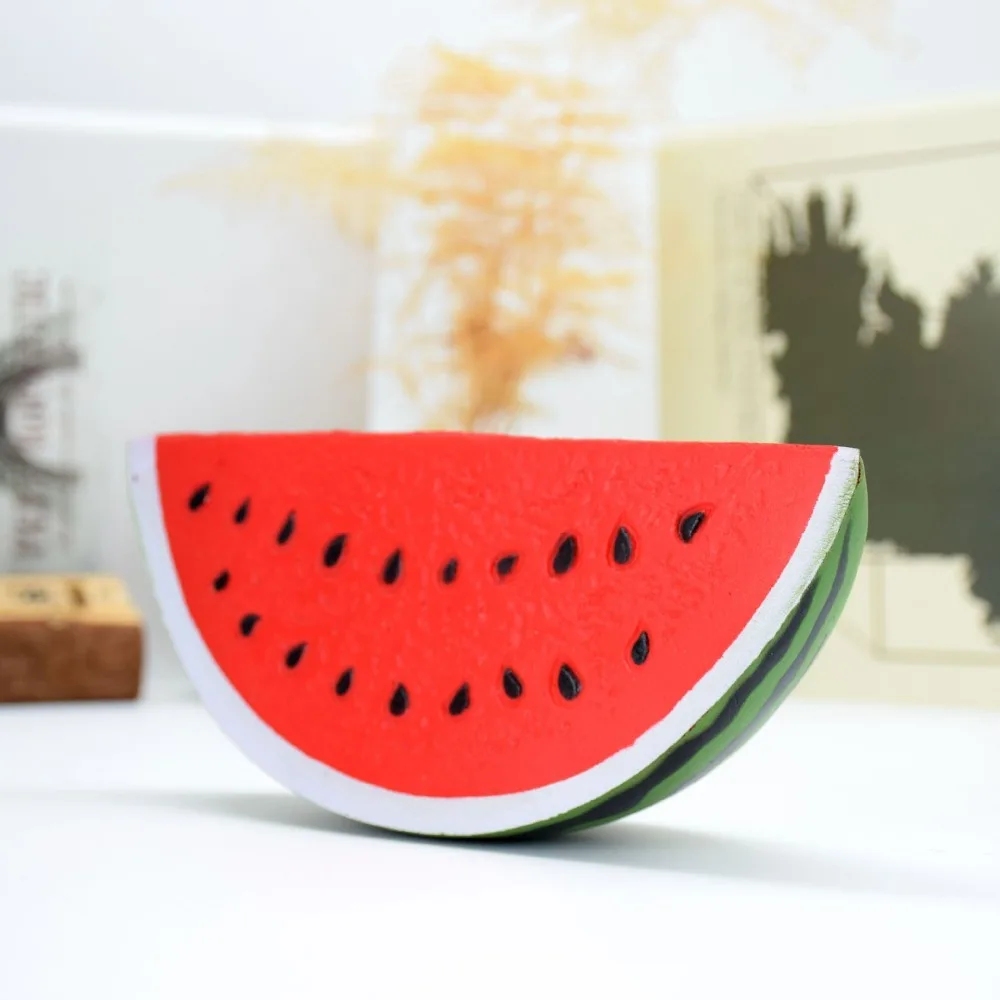 Мягкие игрушки сжималки с ароматом арбуза медленно восстанавливающие