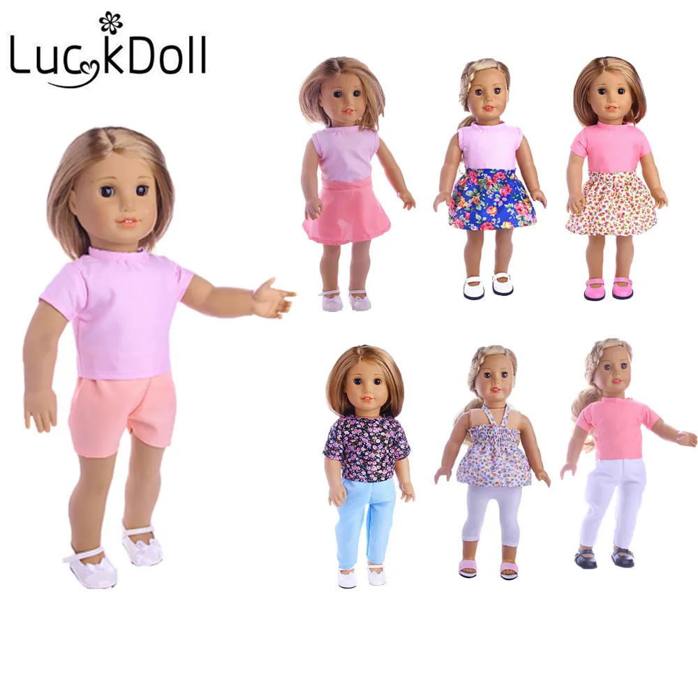 LUCKDOLL аксессуары для кукол одежда юбка подходит куклы 18 дюймов и 43 см zaps