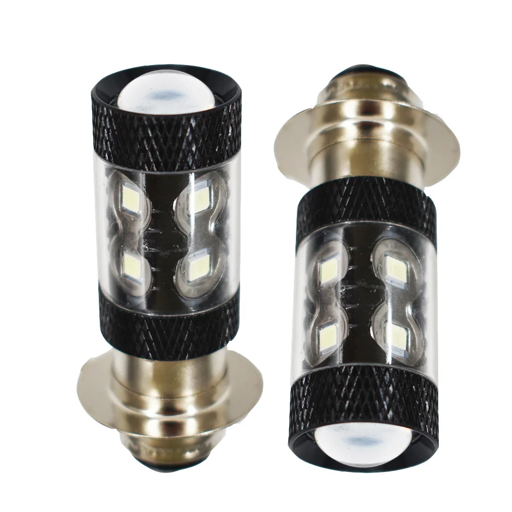 

2x 50W LED Headlights Bulbs For Yamaha Wolverine 450 2006-2010 8000K Ice Blue
