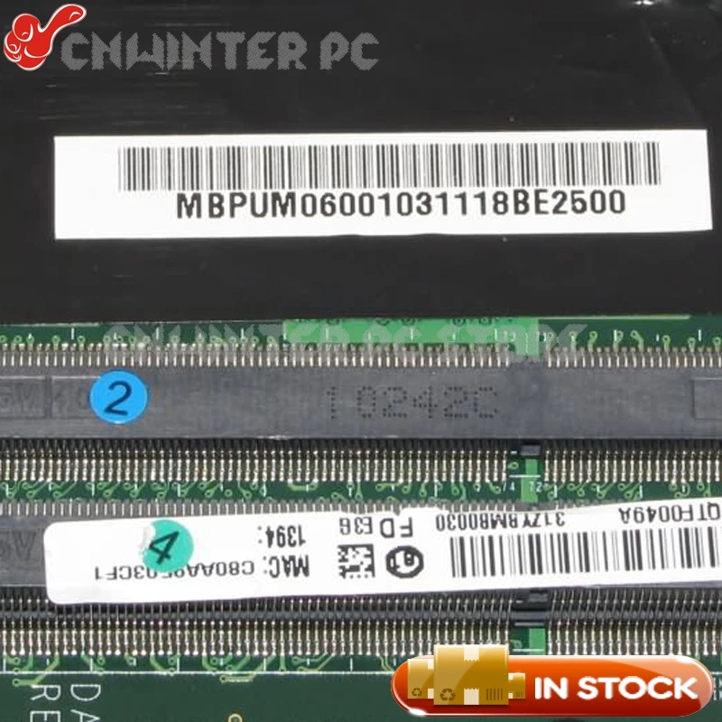 NOKOTION для Acer aspire 7745 7745G материнская плата ноутбука MBPUM06001 DA0ZYBMB8E0 HM55 DDR3 HD5850 графика 1