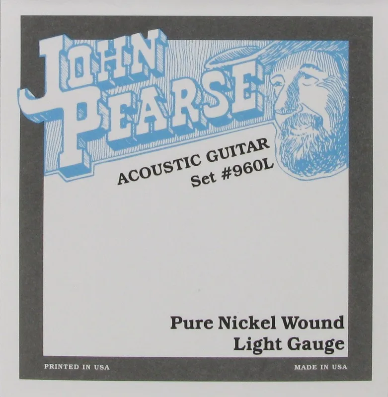 

Струны для акустической гитары John Pearse Pure с никелевой обмоткой