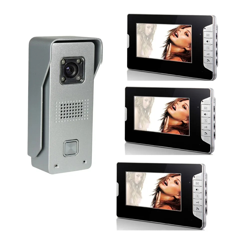 Yobangsecurity 7 &quotTFT Цвет ЖК-дисплей Дисплей Видео Домофонные визуальные домофон