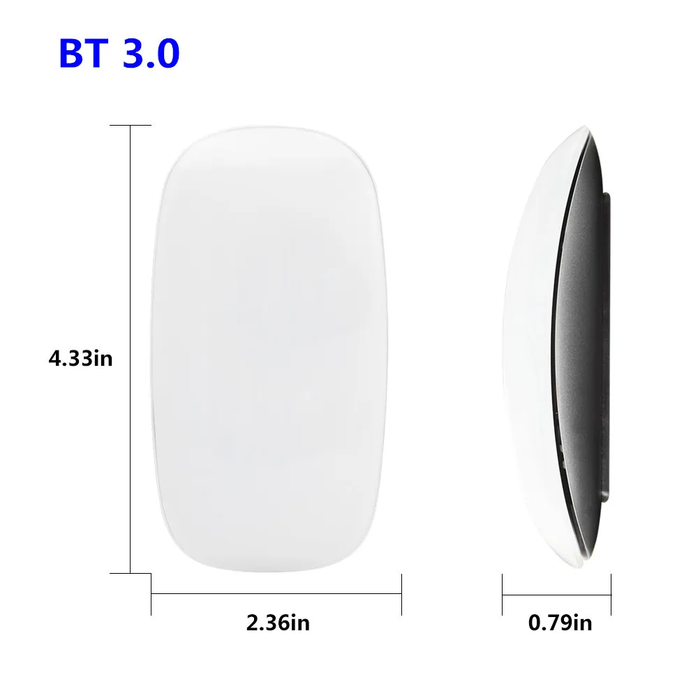 CHYI ARC Touch Bluetooth беспроводная мышь тонкая эргономичная оптическая компьютерная мышь ультра-тонкая BT 3,0 Mause для Apple Macbook ПК ноутбука