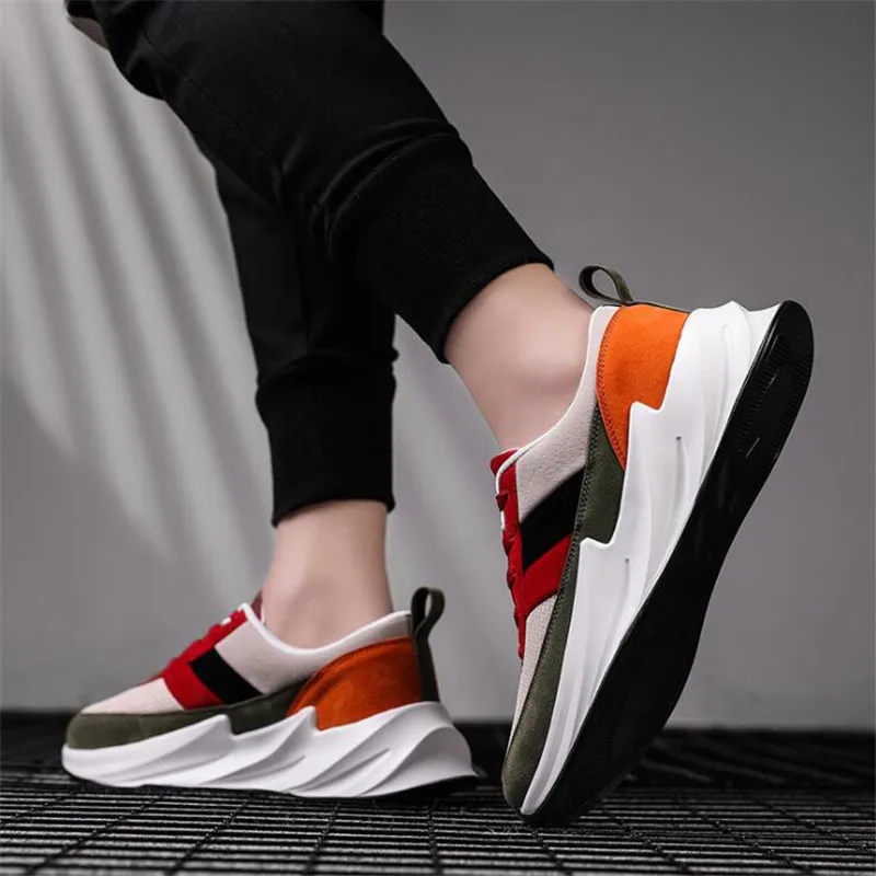 Men's new versatile mesh thick-soled casual and comfortable outdoor sports exercise seaside holiday travel sneakers39-46 | Спорт и