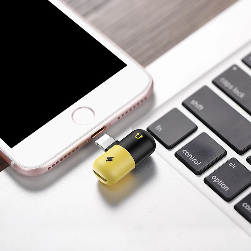 2 in 1 For Lightning Charging Audio Adapter iPhone 7 8 Plus Splitter Jack Headphone X Convertor | Мобильные телефоны и