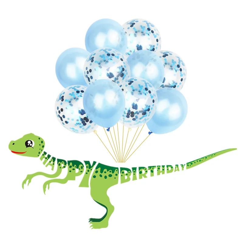 Украшения для вечеринки в честь Дня рождения Детский динозавр джунгли