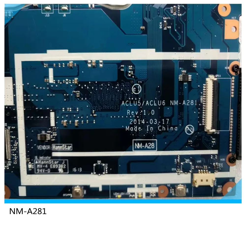 Базовая пластина для ноутбука lenovo G50-45 системная плата AMD am6410 A8 MB aclu5 aclu6 nm до 15 дюймов a281 complete tesed
