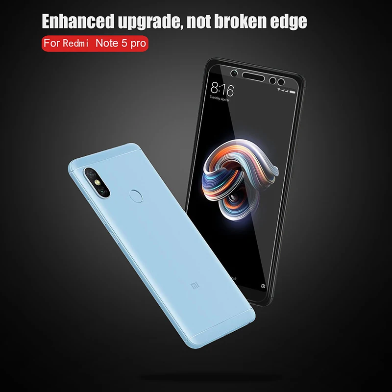 Baixin закаленное стекло для redmi note4 5 5pro 5a защита экрана 9H 2.5D ультра тонкая