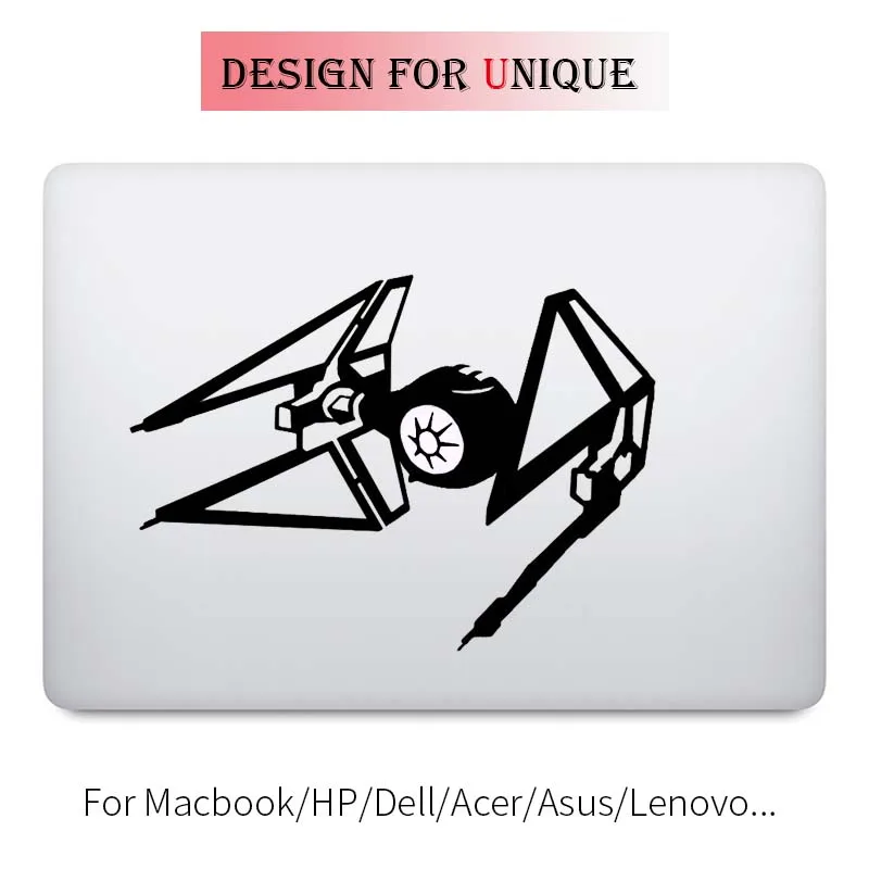 Наклейка на ноутбук Tie Fighter Star Wars для Apple Macbook Pro Air Retina 11 12 13 15 дюймов виниловый Mac HP