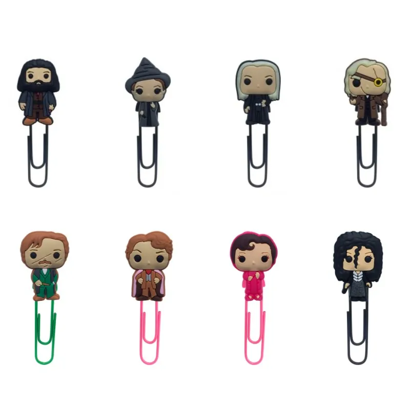 4070-15-22 mix8pcs 8 шт. милые закладки для книг,, рисунок из фильма, поделки, закладки для книг, скрепки для книг, школьные канцелярские принадлежности, офисные принадлежности, подарок для детей - Цвет: 4070-15-22 mix8pcs