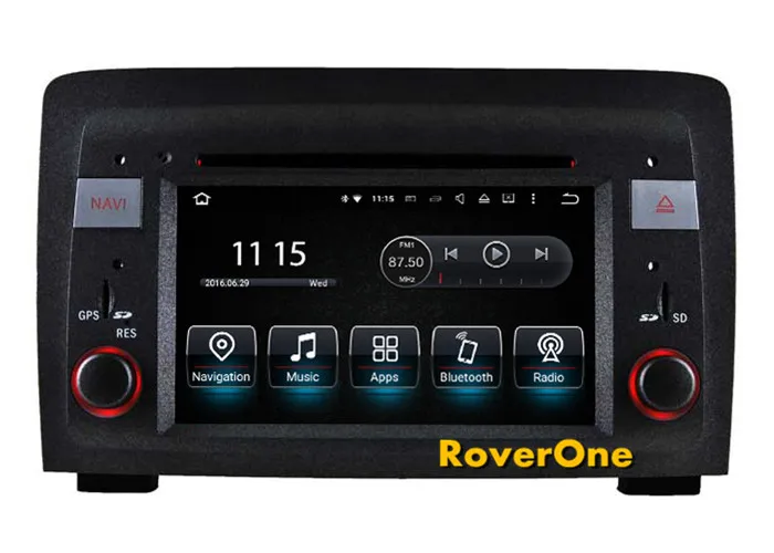 Для Fiat Idea Lancia Musa Android 7 1 6 2 ''Автомобильный мультимедийный плеер авторадио радио