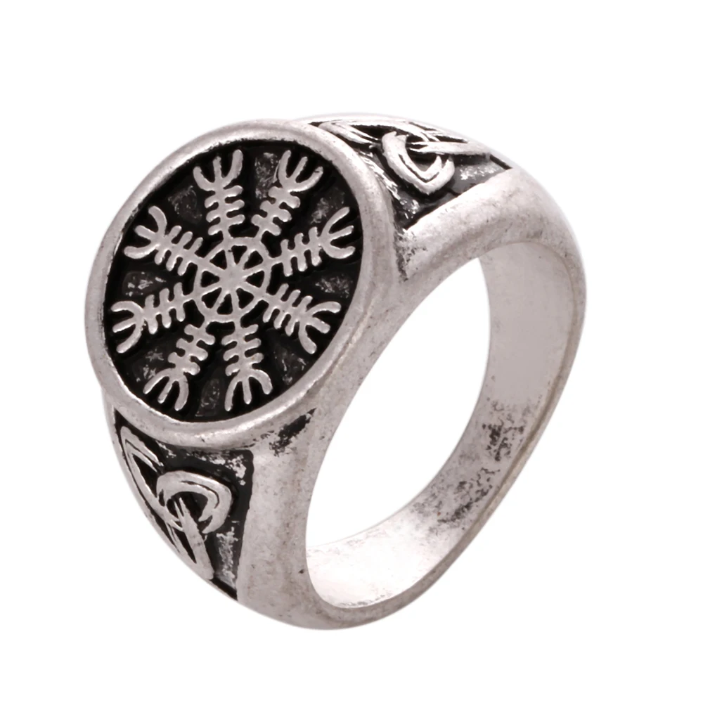 Viking Helm of awe Ring для мужчин и женщин Этническая Прямая поставка|helm awe|ring vikingviking ring |