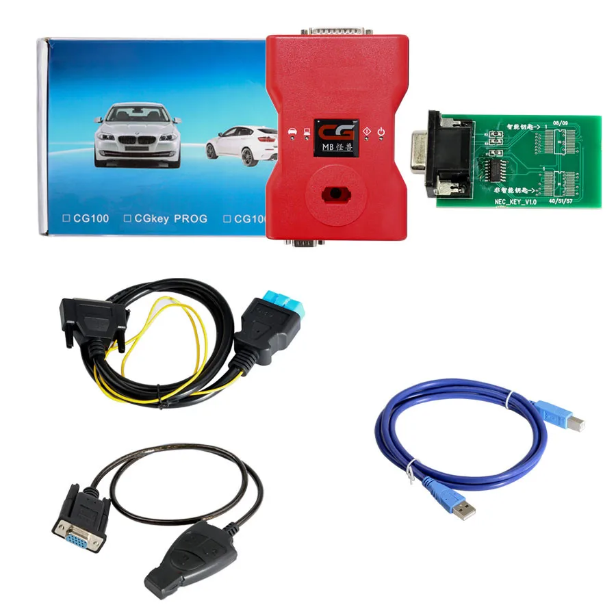CGDI Prog MB для перепрограммирование ключа для Benz через OBD поддерживает все Утерянные ключи с онлайн функцией вычисления паролей и ELV ремонт CGDI MB
