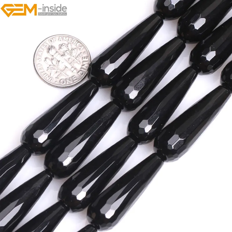 Бусины из черного агата 10 14 мм 15 дюймов|black agate beads|beads for jewelry makingagate beads |