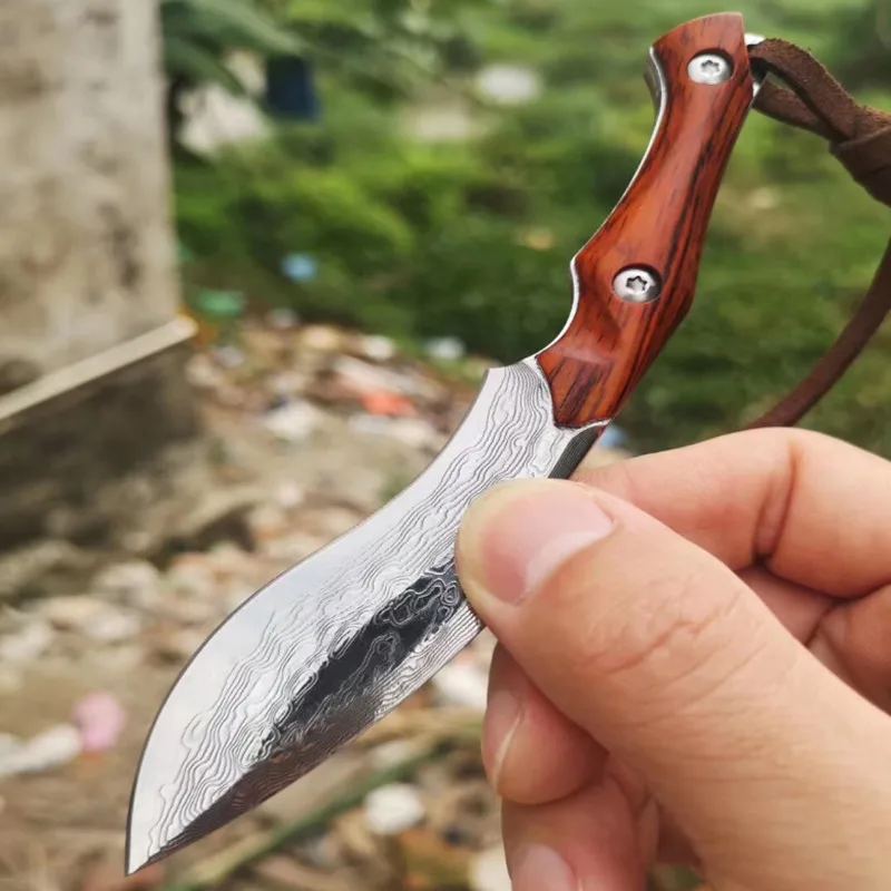 VG10 ручной работы дамасский стальной нож складной карманный открытый портативный