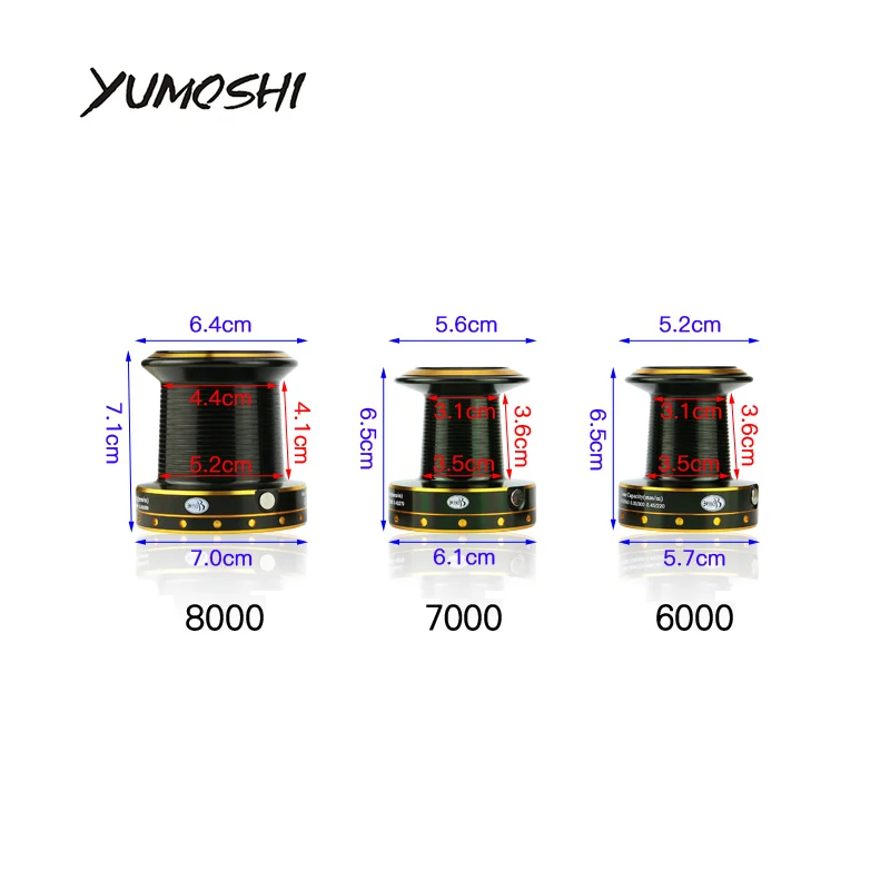 Yumoshi LK-GH 6000-10000 Рыбалка спиннингом 13 + 1BB морской громких высококлассные бутик ЧПУ