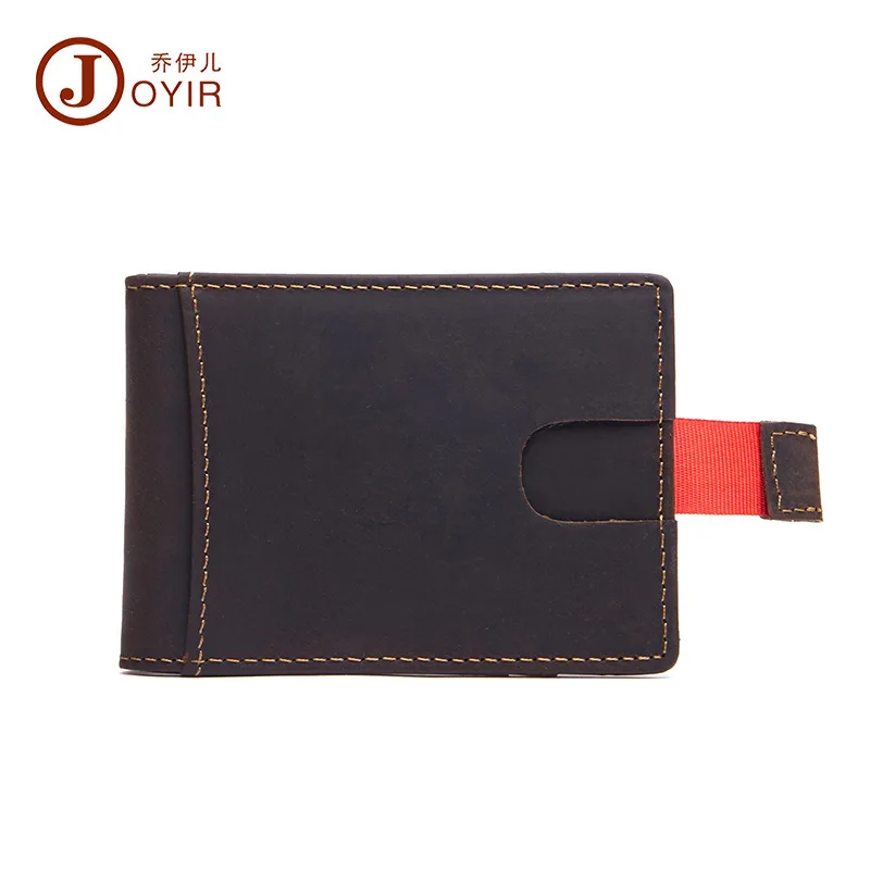 e Joyir Новинка года RFID держатель для карт кошелек Пояса из натуральной кожи противоугонные тонкий бумажник карточки для кредитных карт Бизнес карты бумажник и 42 - Цвет: e