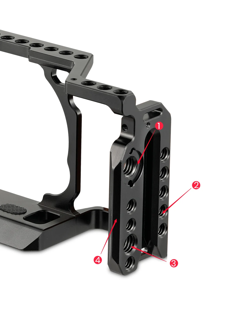SmallRig Dslr камера Rig клетка для sony A6500/A6300 камера Алюминиевый сплав клетка ж/Arca швейцарская QR пластина(обновленная версия)-1889