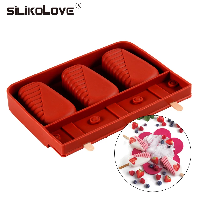 Силиконовые формы SILIKOLOVE с 3 полосками в форме веселого и оригинального