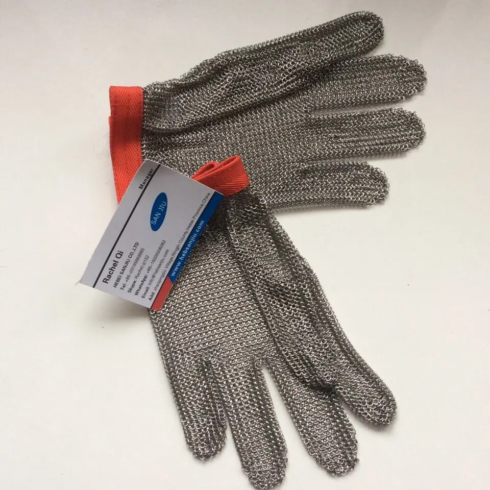 Технике безопасности рук защитные перчатки металлических сеток сиз