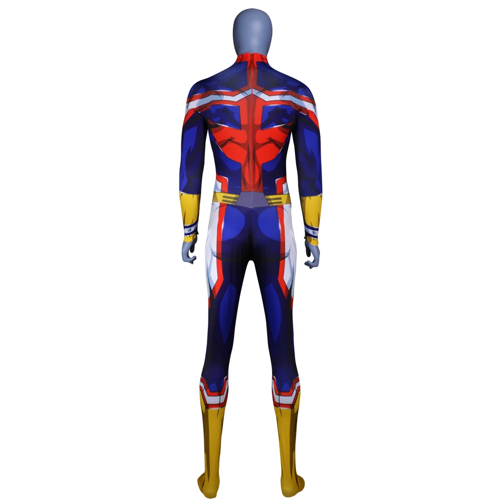 Anime My Hero Academy Oummet All Might Cosplay plays zentai tights Halloween cosplay costume 3D digital print | Тематическая одежда