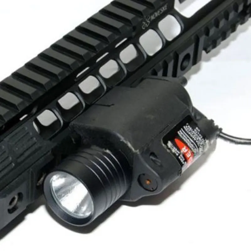 tactical led lanterna e red laser sight combo com alca remota e 20 mm montagem para 03