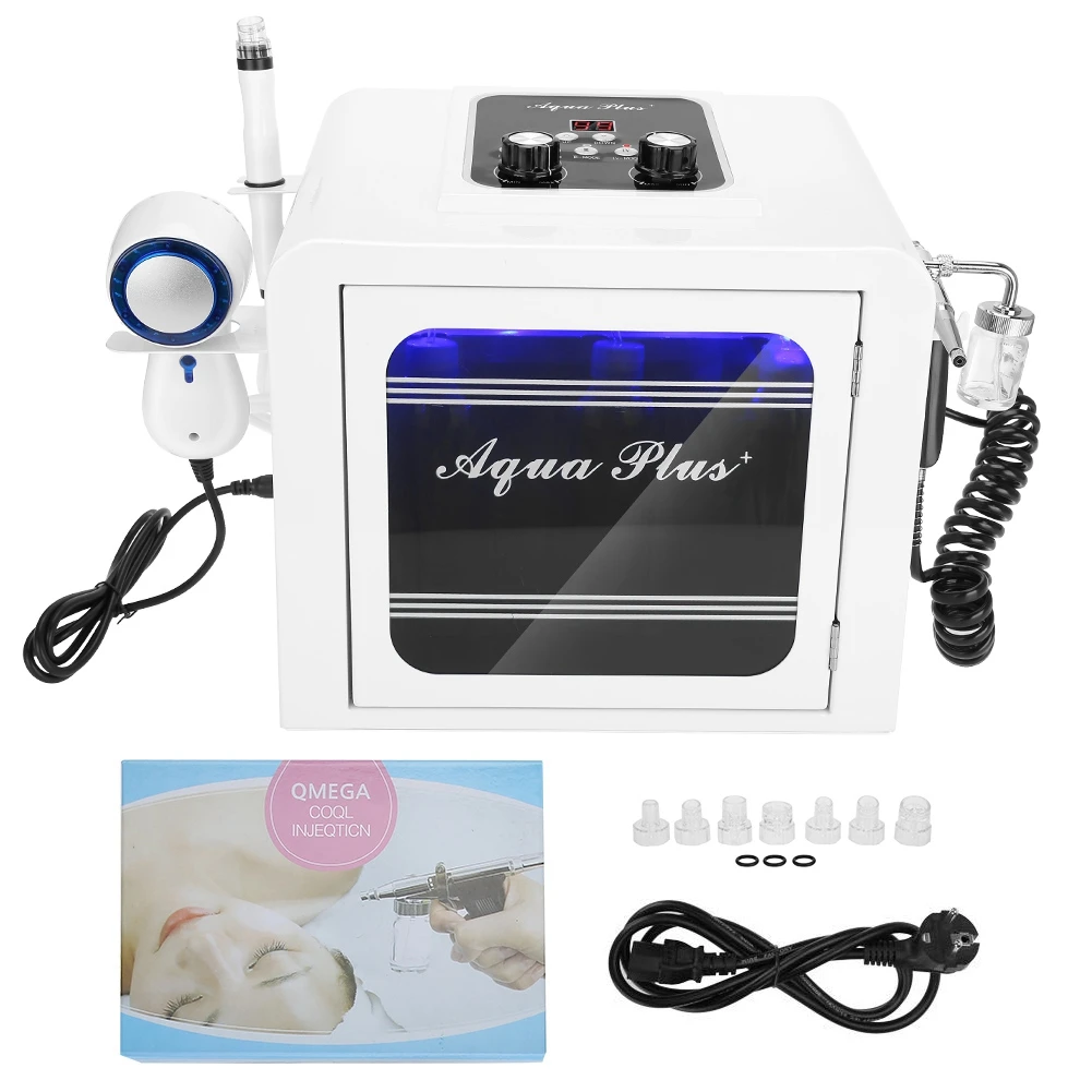 EU Plug 3-в-1 ультра-микро-пузырь уход за кожей лица Spa оборудование удаление срезают черных точек, лифтинг подтяжки инструменты для ухода за глазами - Цвет: EU Plug