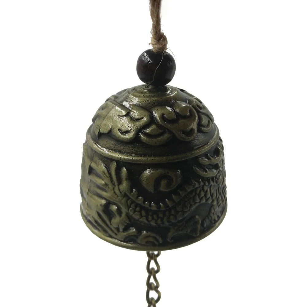 Металлическая колокольчика ANGRLY часы в виде рыбки колокольчики для дома двора